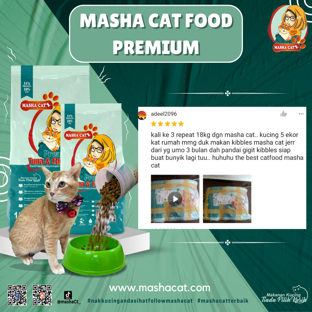 Masha Cat Food Premium 7KG Masha Cat