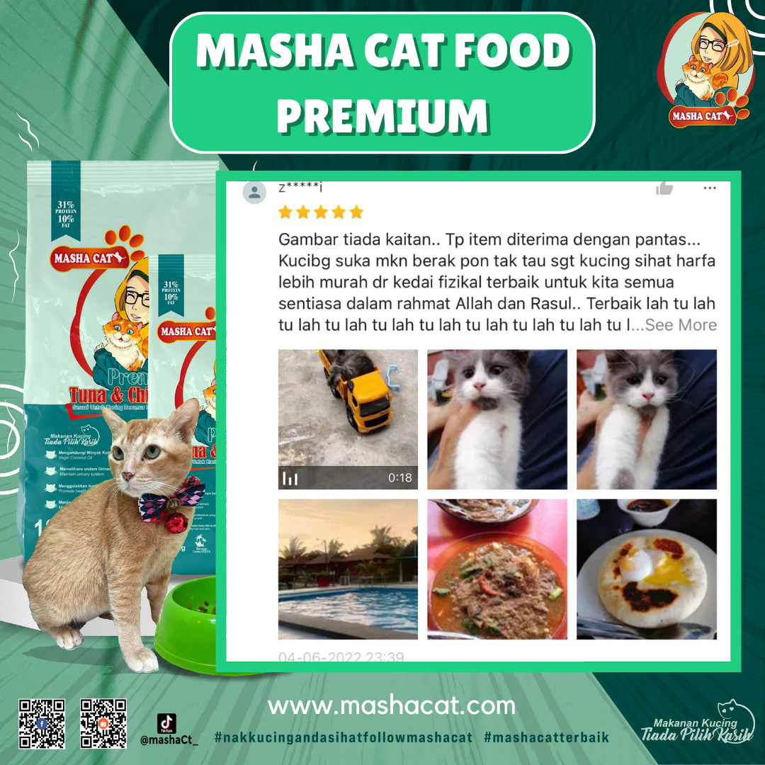 Masha Cat Food Premium 7KG Masha Cat
