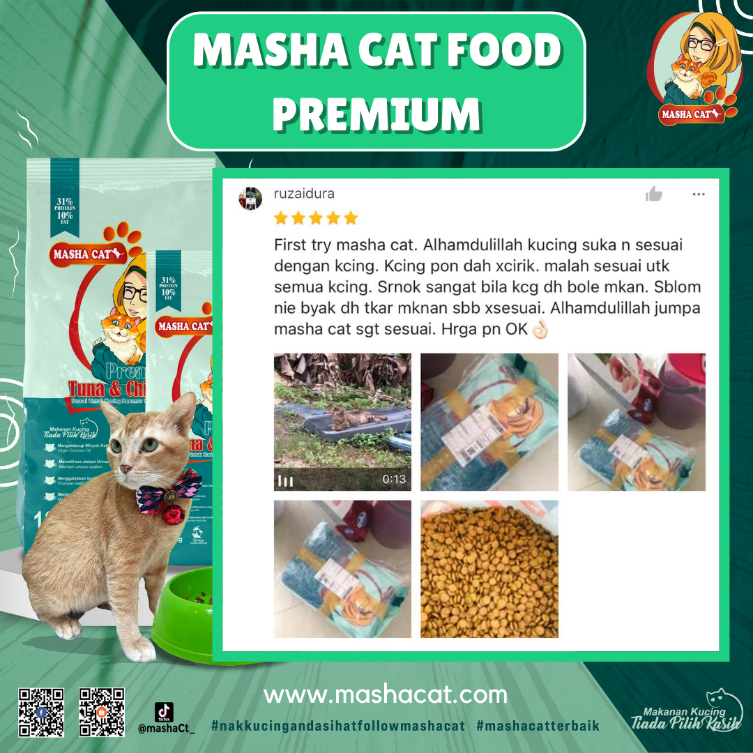 Masha Cat Food Premium 7KG Masha Cat